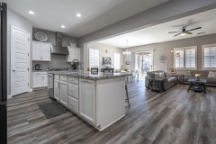 Kitchen, Living & Dining